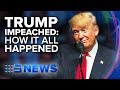 https://youtu.be/D2rCEoYkaZ0

Trump impeachment: What's next? | Nine News Australia Nine News Australia on YouTube