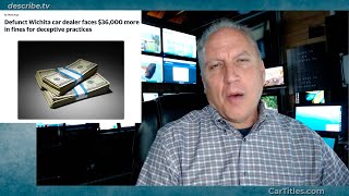 Dealer Penalty For Not Providing Vehicle Title