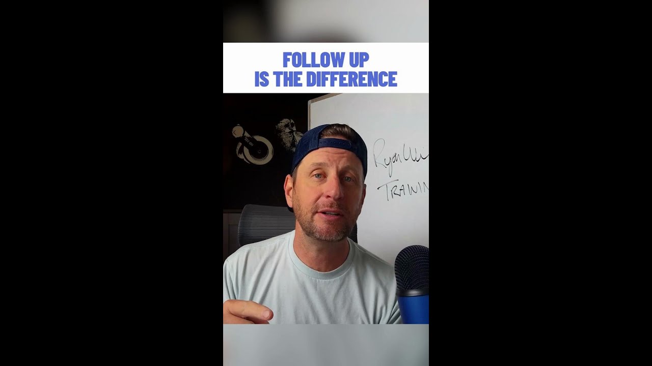 Follow Up Is The Difference