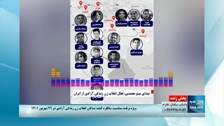 مصاحبه با مینو محمدی انقلاب زن زندگی آزادی از ایران در برنامه پخش مستقیم تلویزیون کانال جدید