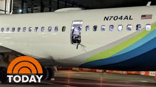 Door plug that flew off Alaska Airlines jet midflight found in Oregon