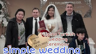 Filipino Turkish Wedding Ceremony