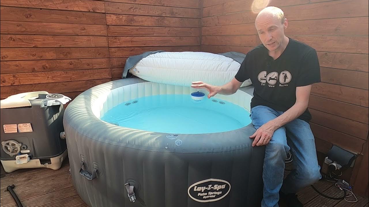 How much does it cost to run an inflatable hottub in 2023 LayZSpa