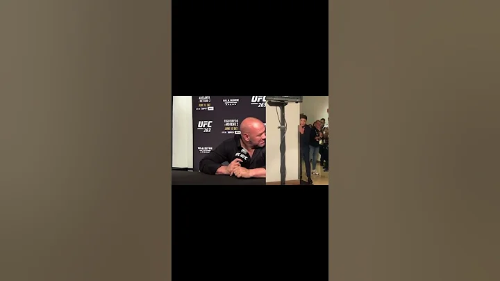 Brandon Moreno Crashes Dana Whites Press Conference | UFC 263