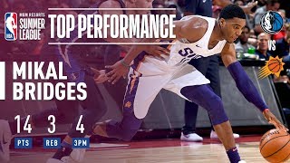 Mikal Bridges Gets Buckets In 2018 MGM Resorts Las Vegas Summer League Debut