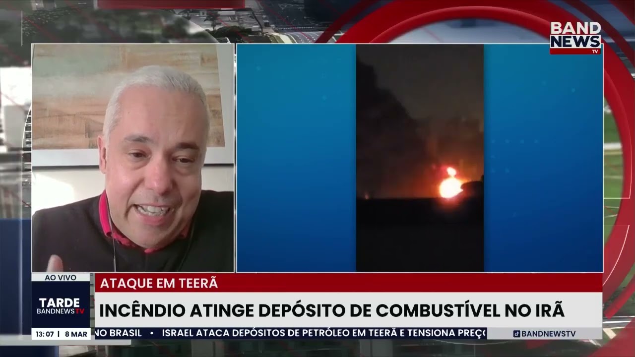 Incêndio atinge depósito de combustível no Irã | BandNews TV