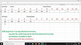 Grade 12 Merging two arrays