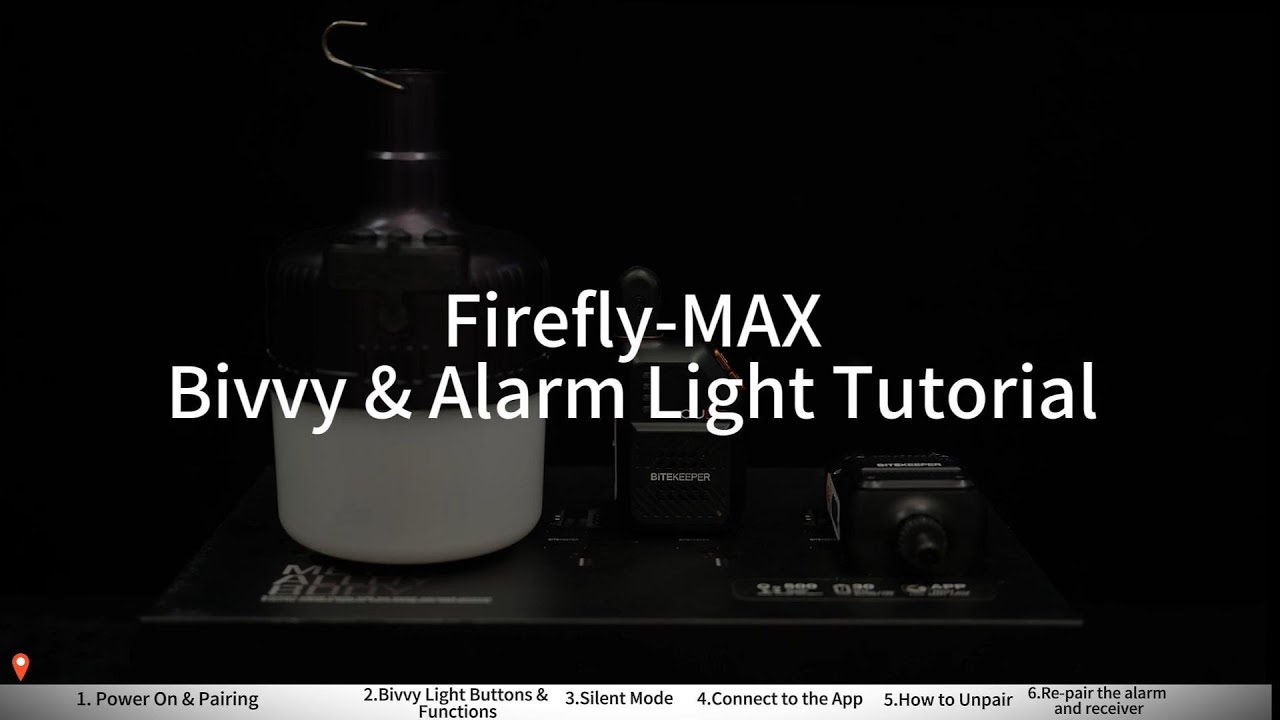 Firefly-MAX Bivvy & Alarm Light Tutorial
