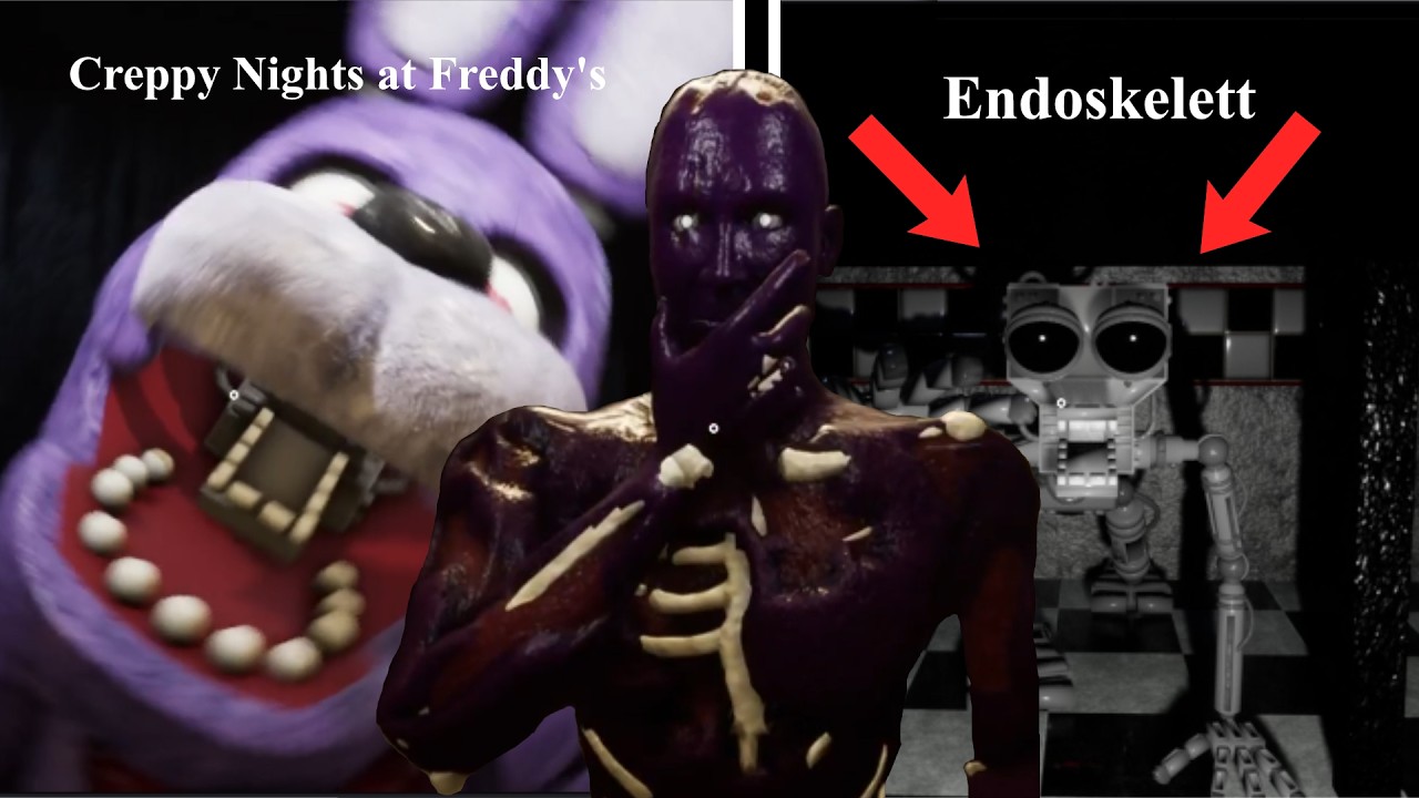 Das Endoskelett ist vor meiner Tür !!!! I Creppy Nights at Freddy's #003 [Deutsch/German]