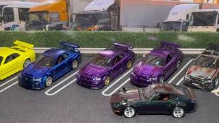 Hotwheels RLC** Nissan Skyline R34 Midnight Purple Opening