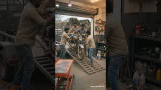 Abandoned Vintage ROYAL ENFIELD Motorcycle Restoration | Satisfying Timelapse #shorts #YTSHORTS