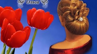 Красивая свадебная прическа Красивая свадебная прическа