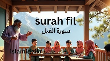 Surah Al-Fil  for kids ( Chapter 105 ) | سورة الفيل | Learn quran for kids