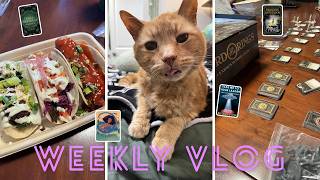 Non-fiction, sc-fi 🛸 and cozy fantasy 🍞 while prepping for vacation || weekly reading vlog