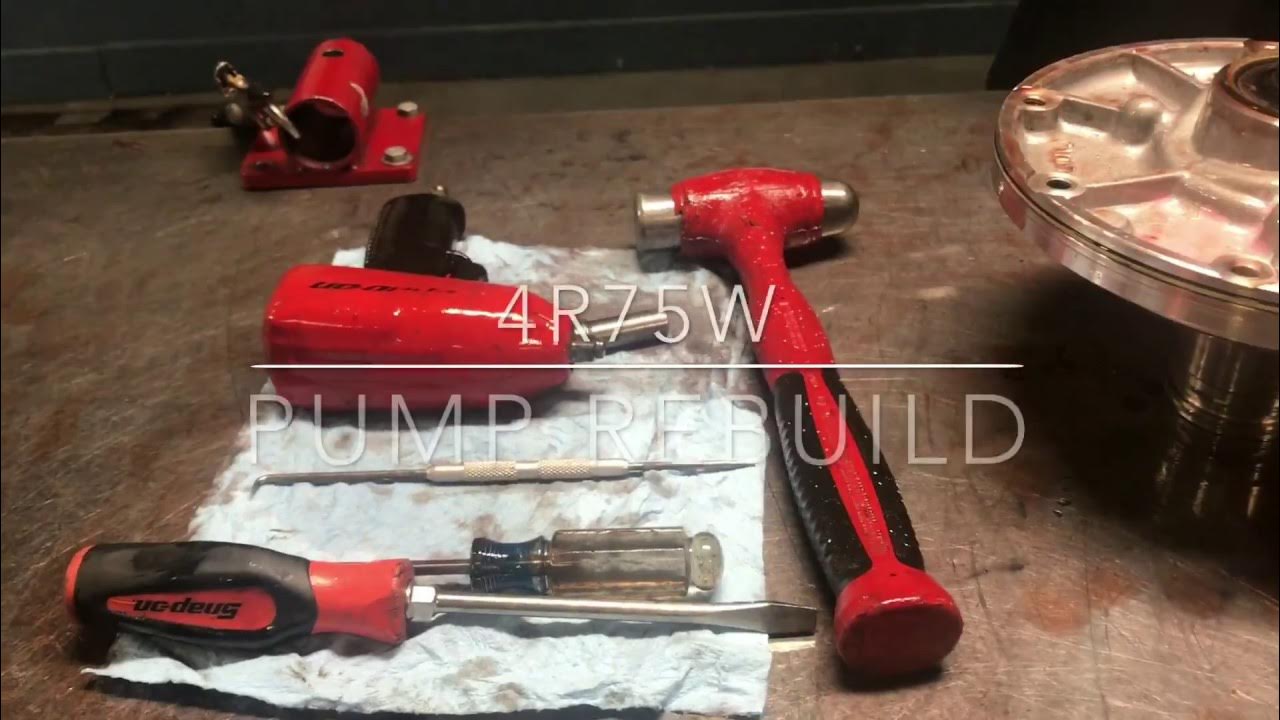 4r70w pump rebuild - YouTube