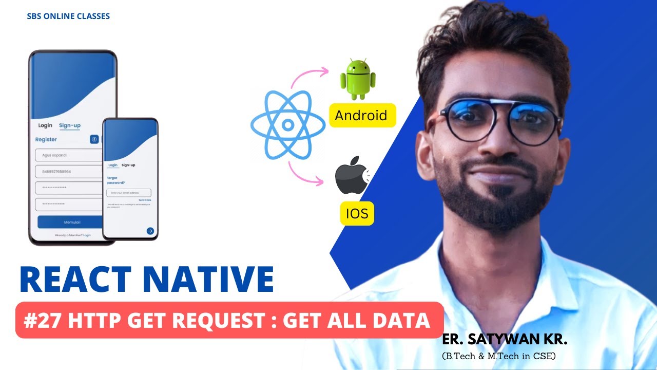 React Native Tutorial in Hindi #27 Get all Contact Data - YouTube