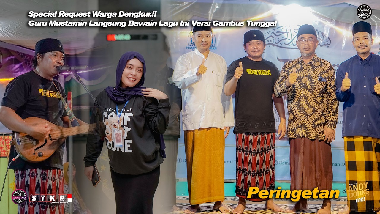 Versi Gambus Tunggal- Special Request Warga Dengkur | Guru Mustamin Bawa Lagu Sasak Peringetan