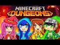 Our first time playing Minecraft Dungeons!