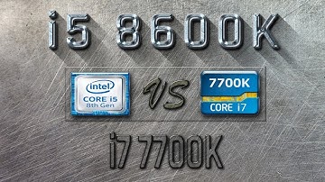 i5 8600K vs i7 7700K Benchmarks | Gaming Tests Review & Comparison