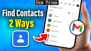 How to Check Gmail Contacts in Mobile