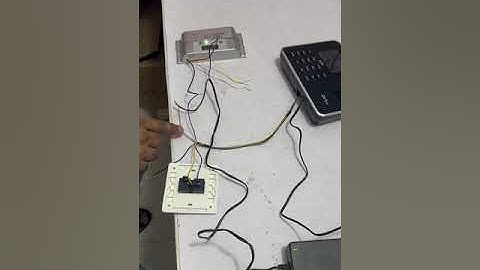 ZKteco K50 and Door Lock Connection