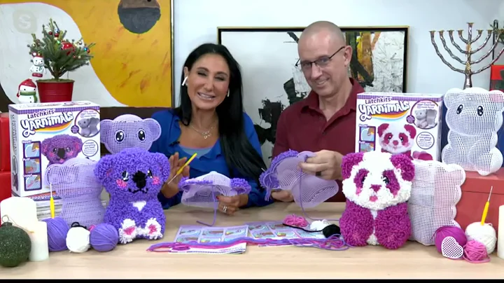 Create Your Own Adorable Plush Animals with LatchKits Yarnimals Craft Kit