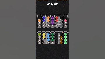 Ball sort puzzle level 5081 #ballsort #game #howto #onlinegame #app #ballsortpuzzlegameplay #winning