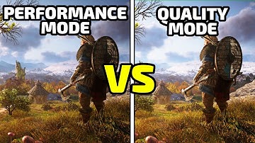 AC Valhalla Performance vs Quality Mode (Valhalla Update 1.04) Xbox Series X & PS5 | Kalmarn