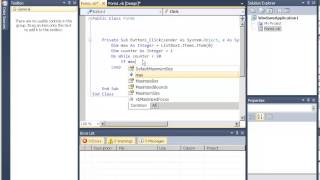 Tutorial 32: Looping in VB - Posting  (part 2)