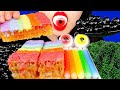 ASMR RAINBOW HONEYCOMB, TAPIOCA PEARLS, SEA GRAPES, NIK-L-NIP 레인보우 벌집꿀, 닉클립 먹방 EATING SOUNDS MUKBANG