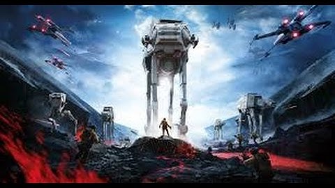 Star wars Battlefront cinematic #1 luke VS Darth Vader!