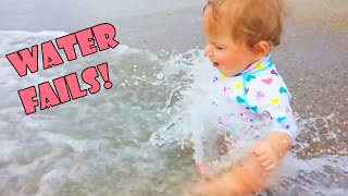 1001 Funny Reaction Babies When Play Water #6 by Lovers Baby 5,868 views 1 year ago 2 minutes, 15 seconds