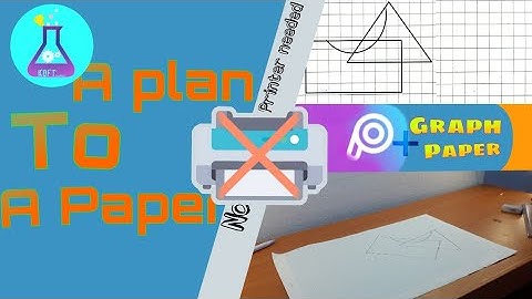How to copy a plan into a graph paper without Printer | EASY Tutorial | TIPS |