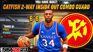 NEW “2-WAY INSIDE-OUT COMBO GUARD” IS THE BEST BUILD IN NBA 2K23! *NEW* BEST RARE BUILD NBA2K23!