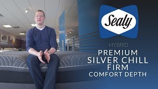Sealy Posturepedic Hybrid Premium Silver Chill Firm Mattress Comfort Depth 1 Sealy Posturepedic Hybrid Premium Silver Chill Firm Mattress Comfort Depth 1