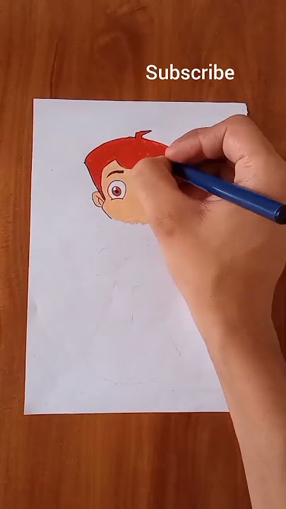 Chhota Bheem drawing #chhotabheem #kids #cartoon #pongo #kidssong #trending #viral #tiktok #shorts