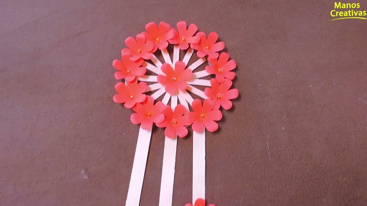 Como hacer flores de papel pinocho