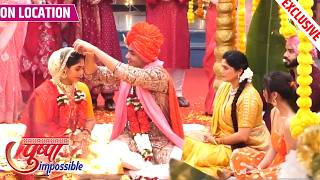 Pushpa Impossible Rashi Aur Badshah Ki Hui Shaadi Pushpa Ne Diya Ashirwad On Location