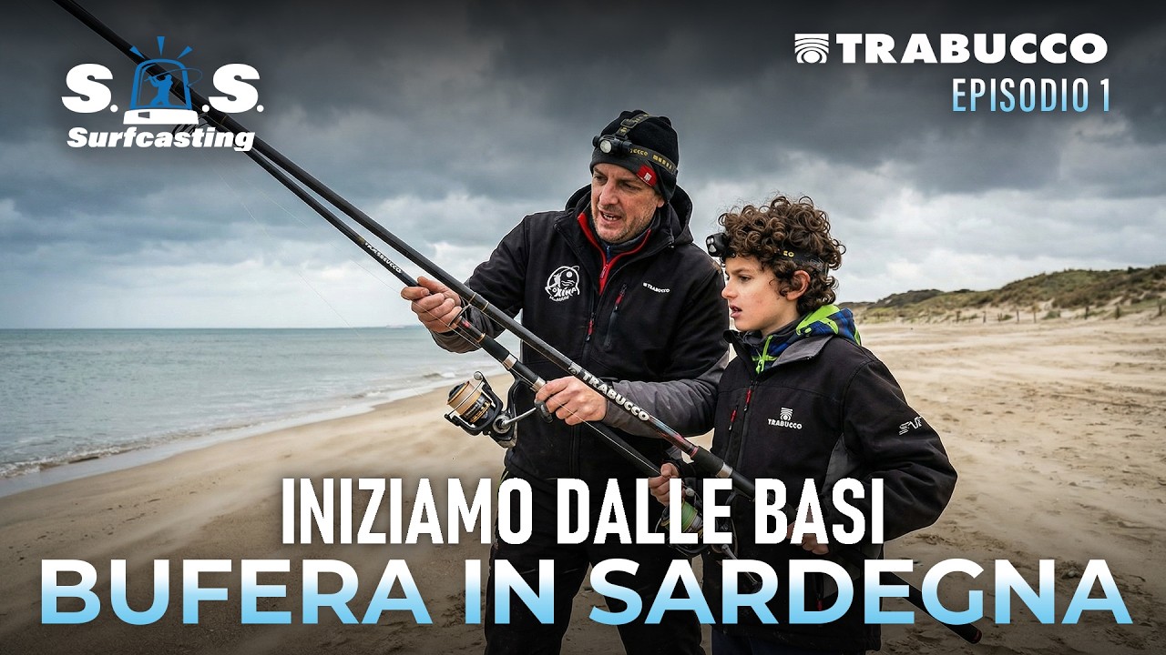 Come pescare dalla spiaggia con 40 nodi di vento | SoS Surfcasting S1E1