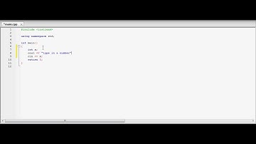 C++ tutorial 4 - User Input