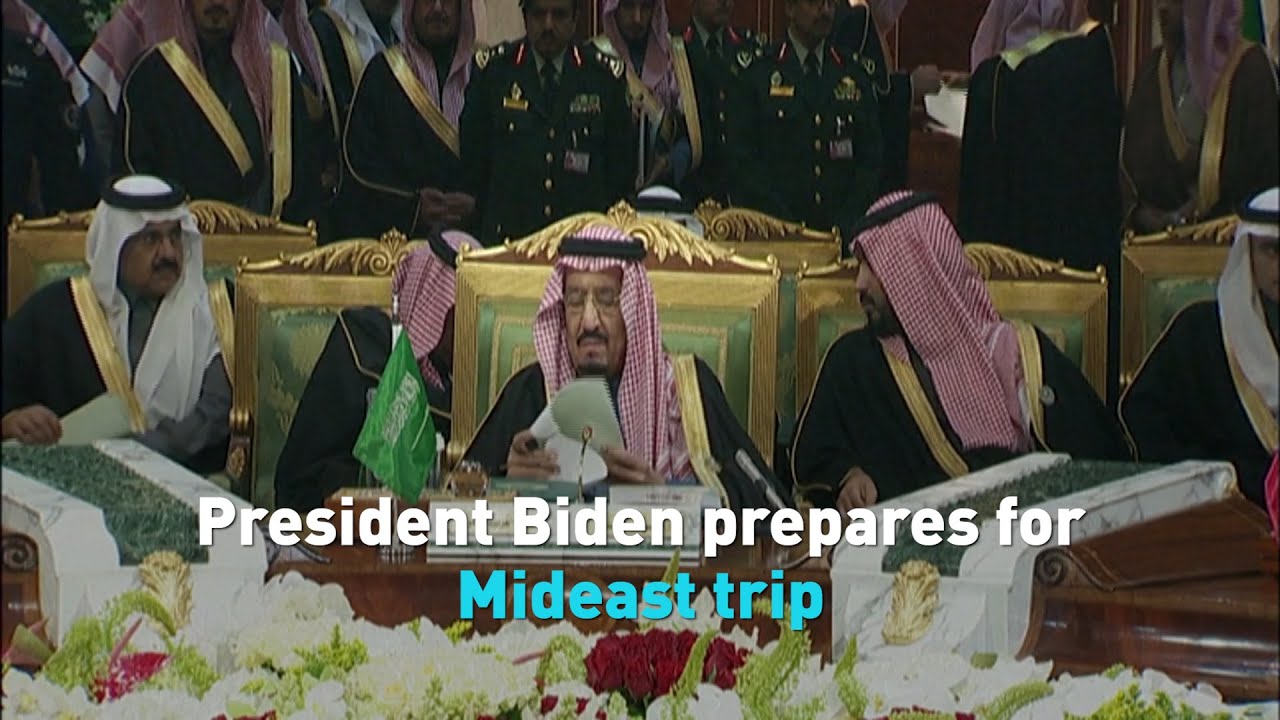 President Biden prepares for Mideast trip