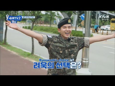 [ENG] Super TV S2 - Which member does Ryeowook hugs after his discharge?