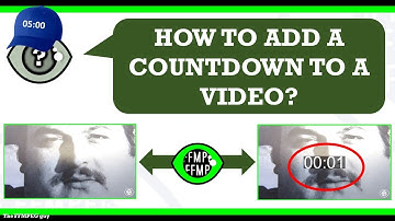 How to create a countdown timer overlay video effect | Count down VFX #ffmpeg #TheFFMPEGGuy