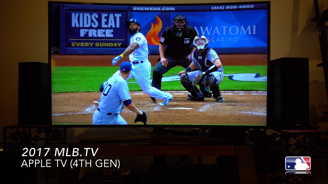 watching baseball on tv