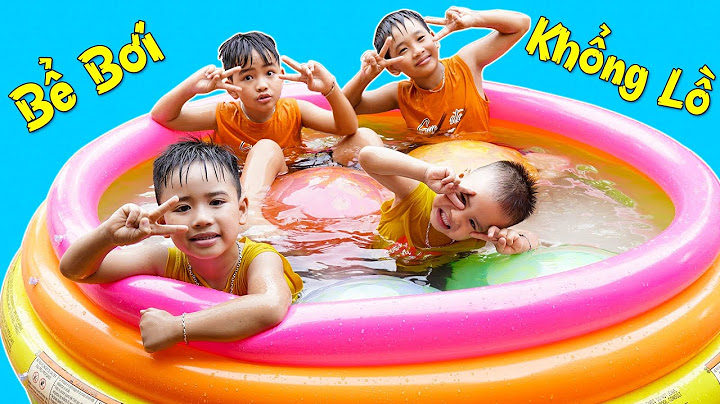 Bể Bơi Bóng Bay Nước Khổng Lồ ♥ Minh Khoa TV