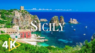 FLYING OVER SICILY (4K UHD) – успокаивающая музыка и красивые видеоролики о природе