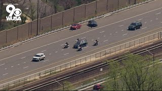 Capitol Ofc. William “Billy” Evans transported from DC to Va. funeral home