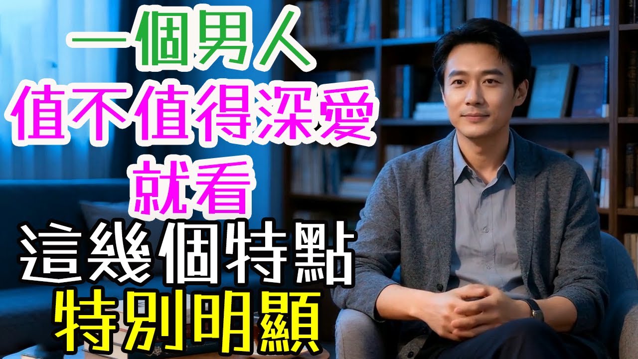 一個男人值不值得深愛，就看這幾個特點，特別明顯#自律 #邊界感 #未來負責 #承擔壓力 #讓你成長 #情緒管理 #尊重 #安全感 #信任 #責任感 #計畫感 #溝通 #陪伴 #成長 #自我 #獨立 #
