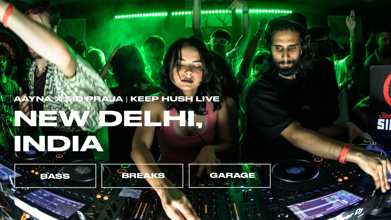 Aayna x Sid Praja | New Delhi, India | Keep Hush Live x No More Parties In Delhi