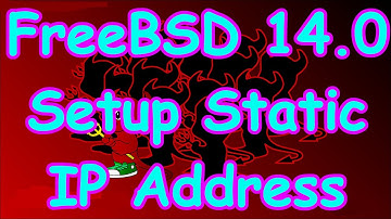 FreeBSD 14 - Setup Static IP Address